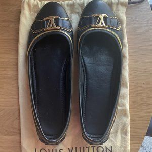 Louis Vuitton Oxford Ballerinas Black Size US 9 EUR 40